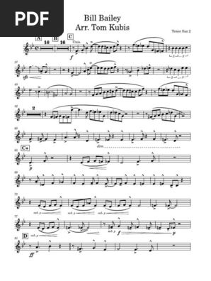 Bill Bailey Tom Kubis Flute Transcription | PDF | Woodwind
