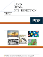 Visual and Multimedia Elements' Effect On Text