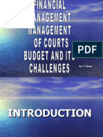 Financial Management of Courts