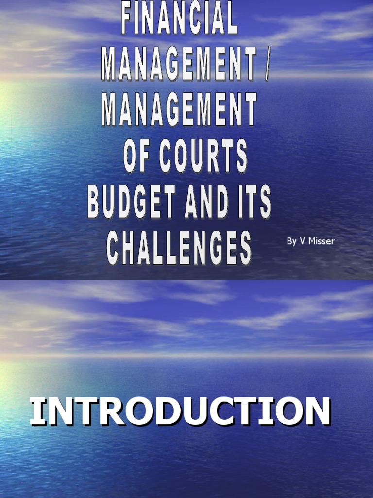 Financial Management in Public Sector | PDF | Budget | Money