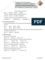 Tarea Individual Sistemas de Numeración y Lógica