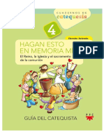 Hagan Esto en Memoria Mia - Libro 4 - Guia