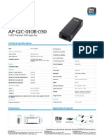 Ap-Gic-010B-030: 1xge Passive Poe Injector