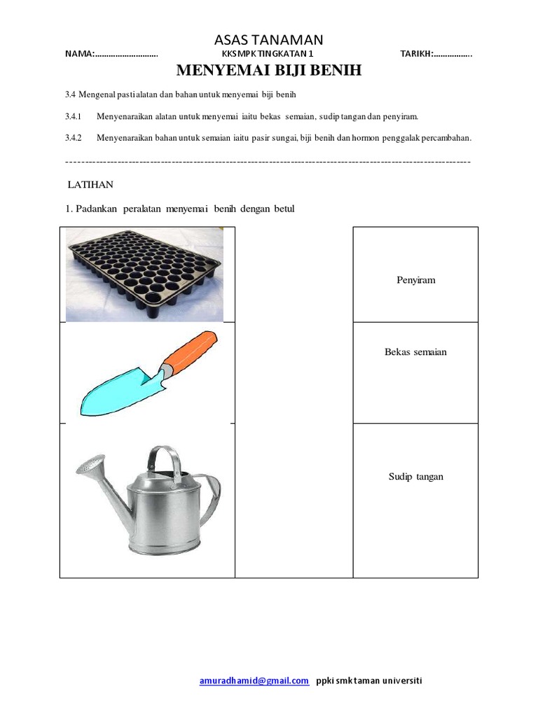 Latihan Asas Tanaman Ppki Pdf