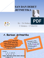 BARISAN DAN DERET ARITMETIKA