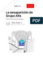 La Desaparición de Grupo Alfa - Whitepaper