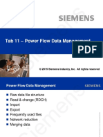 Siemens: Tab 11 - Power Flow Data Management
