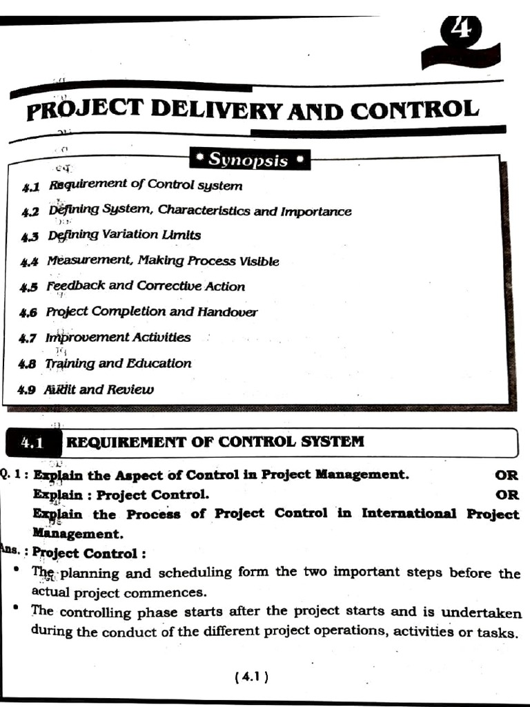 Project Delivery and Control Overview | PDF | Project Management | Software