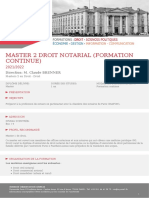 Master 2 Droit Notarial (Formation Continue)