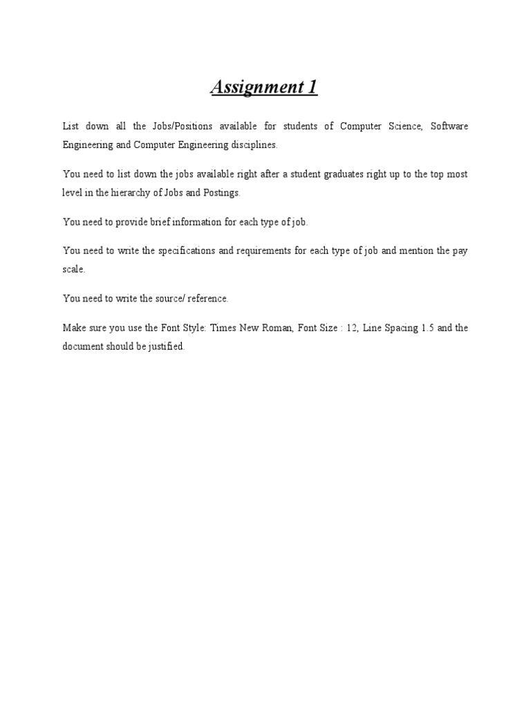 Assignment 1 | PDF