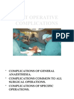 Post Operative Complications