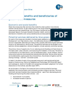 Factsheet - Benefits and Beneficiaries of Green - Blue Measures
