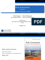 Risk Assesment Chapter 4 (How To Measure Risk)