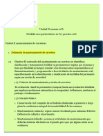 Unidad 2 de Mantenimiento de Carreteras El Examen