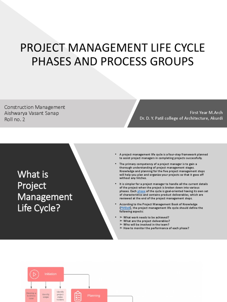 Project Management - Process Groups and Phases | PDF | Project ...