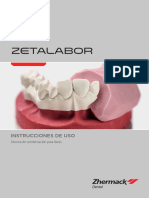 Guía de uso de silicona Zetalabor para prótesis dentales