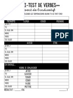 Conjugaison - Mini-Tests de Verbes 2 À 15