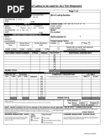 TForce Freight Bill of Lading Guide | PDF | Cargo | Bill Of Lading