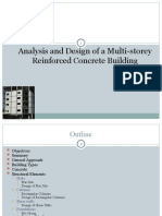 Analysis and Design of A Multi-Storey Reinforced Concrete Building