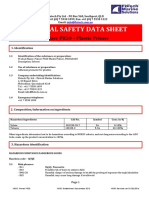 Material Safety Data Sheet: Primer PR20 - Plastic Primer