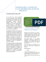 Conceptos Basicos de La Gestion de Riesgos para Los Miembros Del Equipo Del Proyecto - Fernando Remolina, PMP