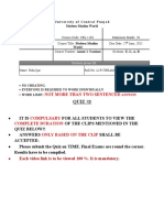 MMW Quiz 3 Quran's Directives