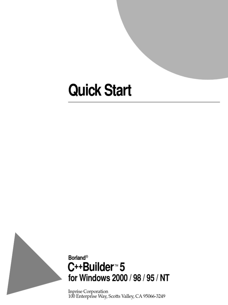 Quick Start: C Builder 5 | PDF | Component Object Model | Integrated ...