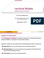 Hierarchical Models: Applied Bayesian Statistics