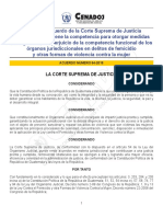 La Corte Suprema de Justicia: Acuerdo Número 64-2018