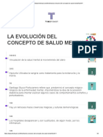 La Evolucion Del Concepto de Salud Mental