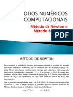 02 - Método de Newton e Método das Secantes