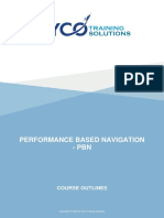 Performance Based Navigation - PBN: Course Outlines
