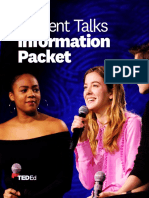 Information Packet: Student Talks