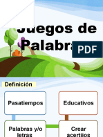 Presentacion de Los Juegos de Palabras