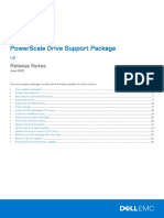 Powerscale Drive Support Package: Release Notes