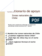 Cuestionario Zonas Naturales de Chile