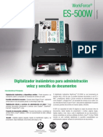 Brochure Scanner Work