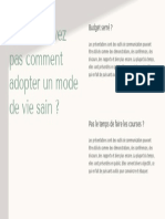 Vous Ne Savez Pas Comment Adopter Un Mode de Vie Sain ?: Budget Serré ?