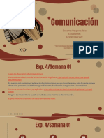 Comunicación: Docente Responsable: Estudiante: Grado/sección