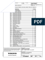 Wiring Diagram Index, Bus Bea Body 9700 24V Mexico: Name Description