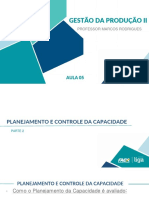 Aula 05 - Introdução Ao Planejamento e Controle de Capacidade