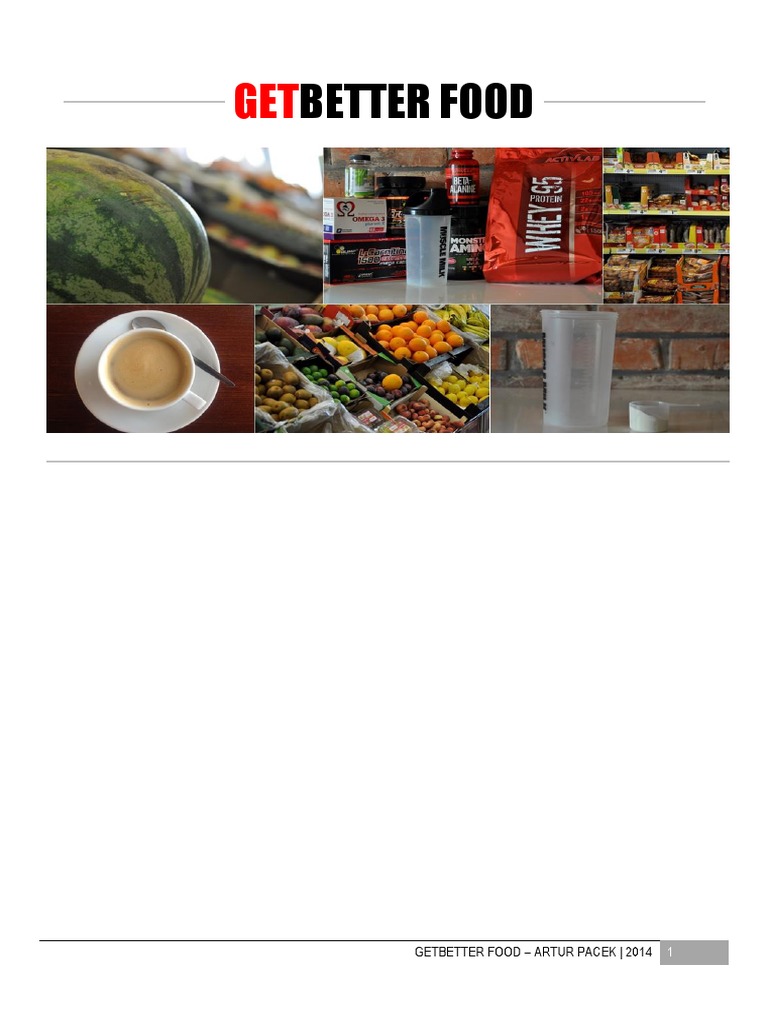Getbetter Food | PDF
