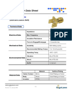 SMA Connector Data Sheet: PAF-S05 Series