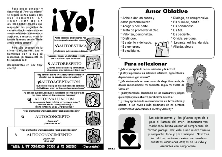 Escalera del Amor Propio y Autoconocimiento | PDF | Autoestima | Amor