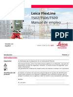 Manual Estacion Total Leica Flexline Ts06