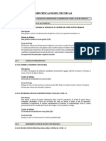 Especificaciones técnicas para plan de vigilancia y control de COVID-19 en el trabajo