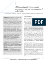 Effect of Sour Tea (Hibiscus Sabdariffa L.) On Arterial Hypertension: A Systematic Review and Meta-Analysis of Randomized Controlled Trials