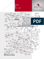 Diferencial ford cargo 2628 meritor  RD 23145 MD 23145 RP 23165 MD 23165