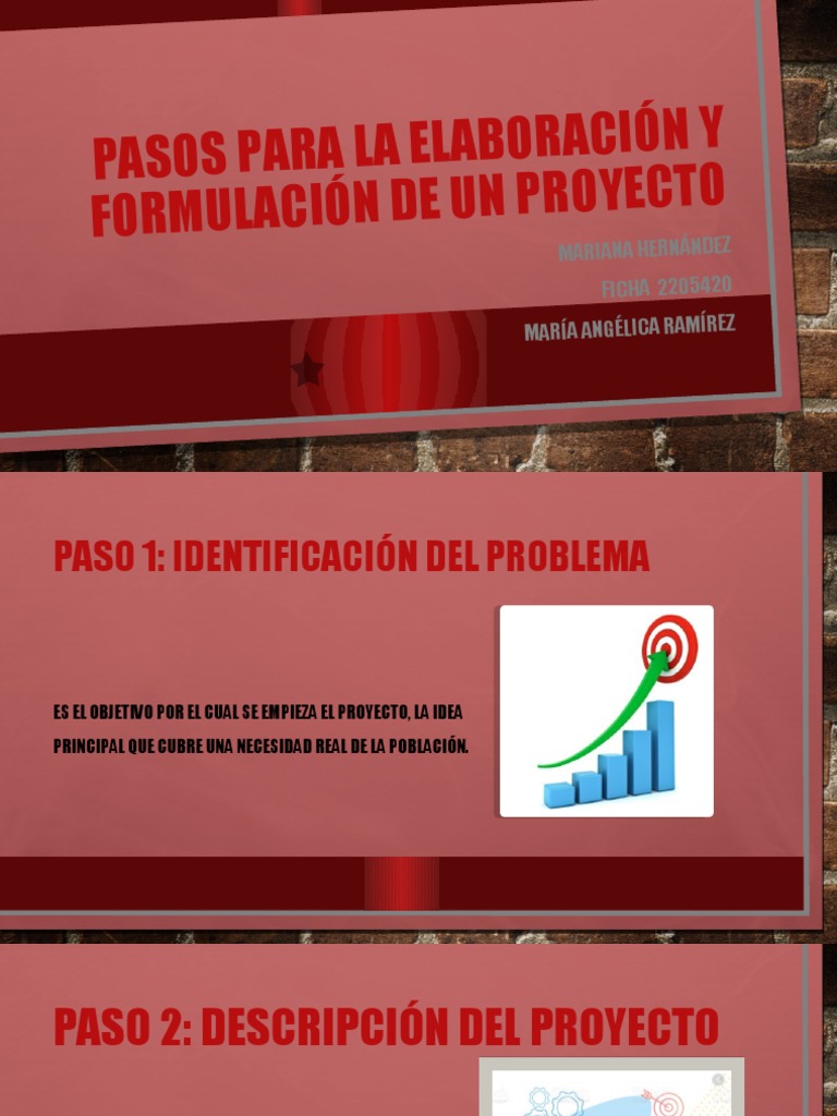 Pasos para Formular un Proyecto Efectivo | PDF