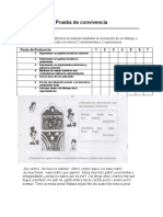 Prueba de Convivencia